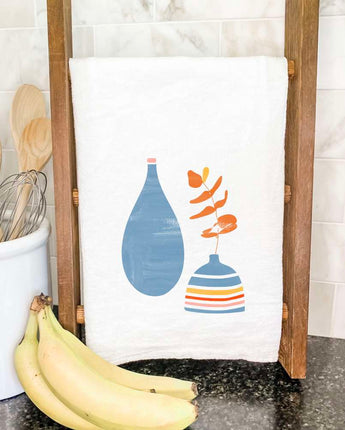 Blue Vases - Cotton Tea Towel