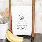 Life Manual Mom - Cotton Tea Towel