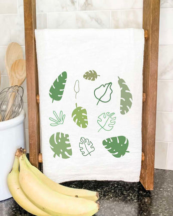 Monstera Palm Leaves - Cotton Tea Towel