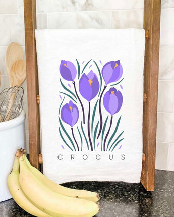 Crocus (Garden Edition) - Cotton Tea Towel