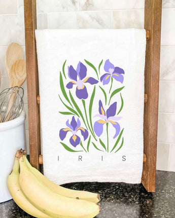 Iris (Garden Edition) - Cotton Tea Towel