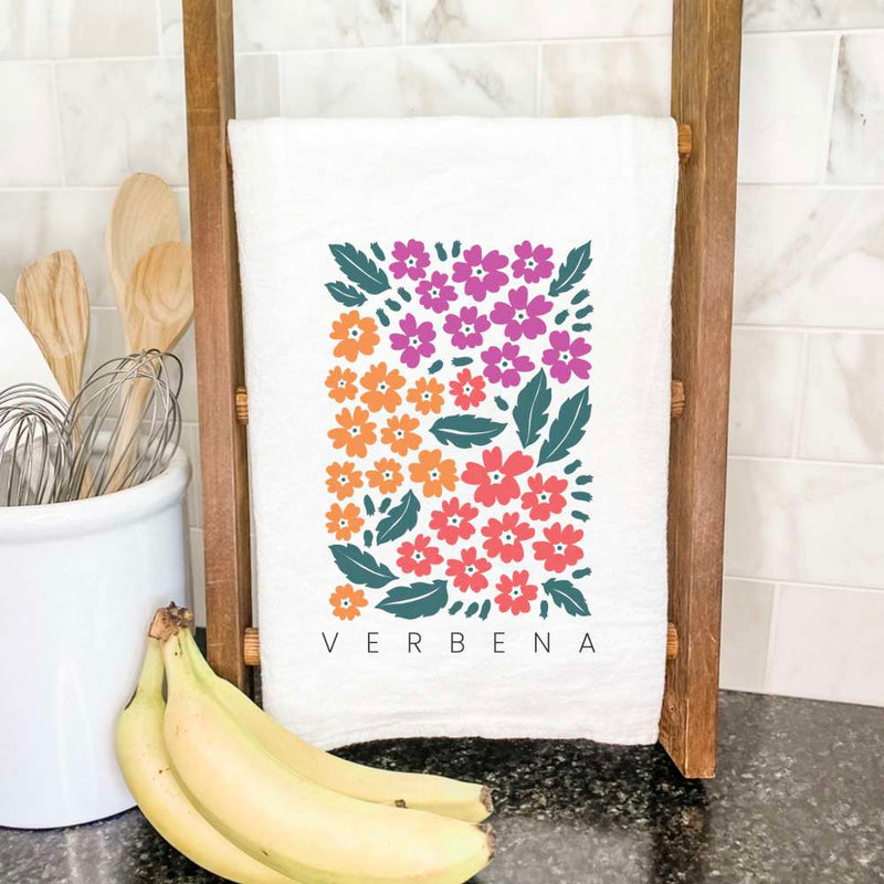 Verbena (Garden Edition) - Cotton Tea Towel