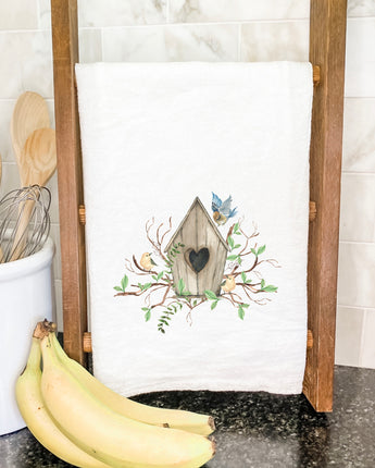 Budding Birdhouse - Cotton Tea Towel