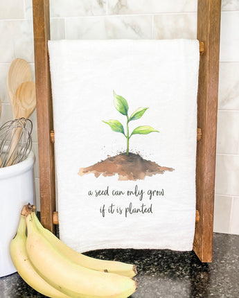 Seedling Quote - Cotton Tea Towel