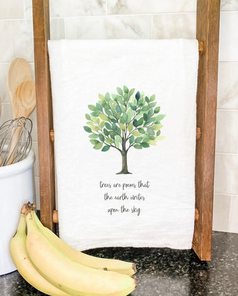 Trees are Poems - Cotton Tea Towel