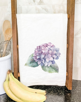 Watercolor Hydrangea - Cotton Tea Towel