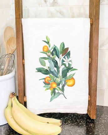 Tangerine Branch - Cotton Tea Towel