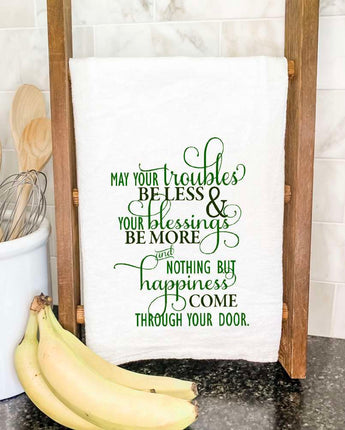 Irish Blessing Script - Cotton Tea Towel