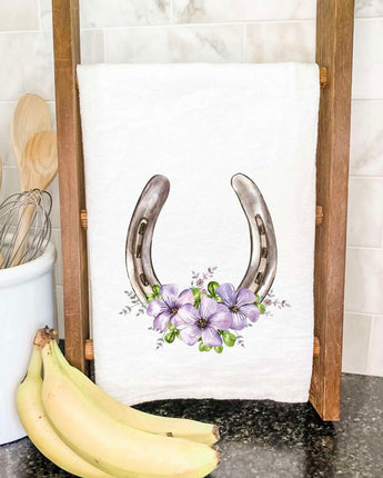 Floral Horseshoe - Cotton Tea Towel