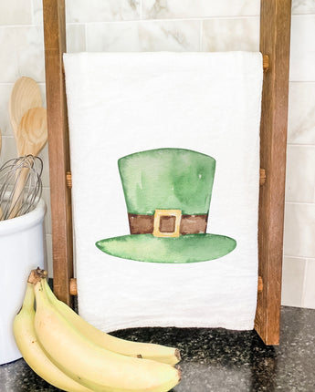 Green Hat - Cotton Tea Towel