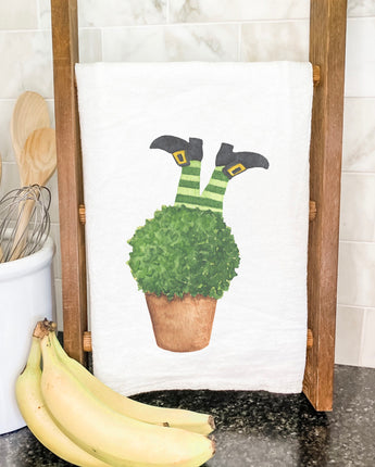 Leprechaun Legs in Plant - Cotton Tea Towel