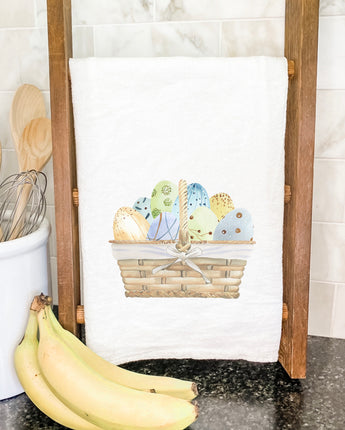 Easter Egg Basket - Cotton Tea Towel