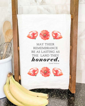 Lasting Remembrance (Poppies) - Cotton Tea Towel