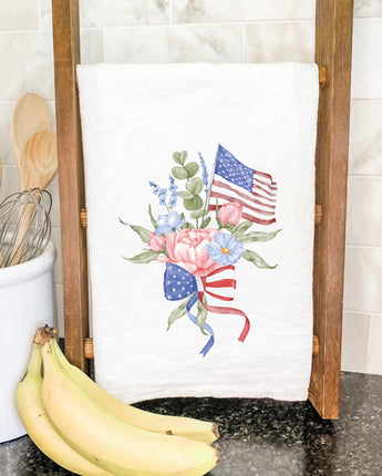 American Flag Bouquet - Cotton Tea Towel