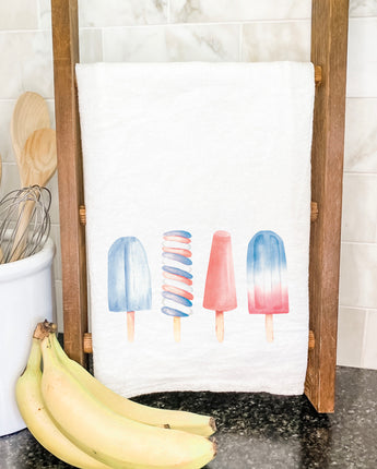 Patriotic Popsicle - Cotton Tea Towel