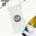 Farmers Market Eat Local w/ City, State - Canvas Wine Bag