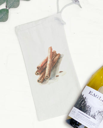 Cinnamon Sticks - Customizable Canvas Wine Bag