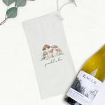 Grounded in Love (Mushrooms) - Canvas Wine Bag