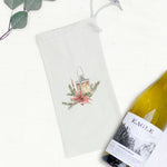 Christmas Lantern - Canvas Wine Bag