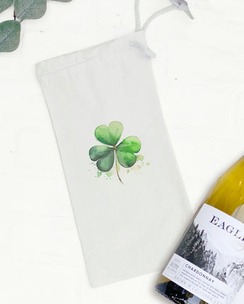 Shamrock - Canvas Wine Bag