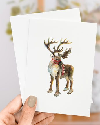 Santa's Reindeer - Greeting Card