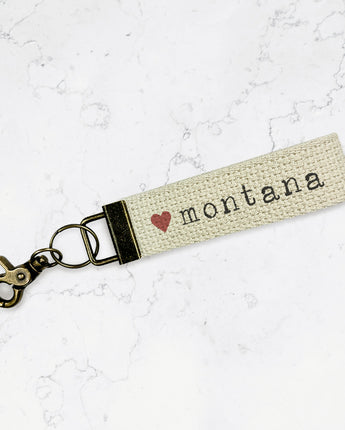 Heart State - Custom Trigger Snap Key Fob