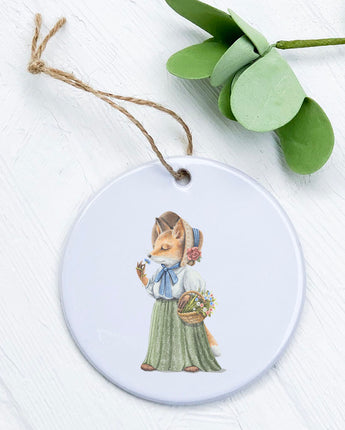 Fairytale Ms. Fox - Ornament