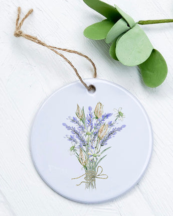 Lavender Bouquet - Ornament