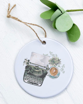 Typewriter Coffee - Ornament