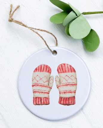 Woolen Mittens - Ornament