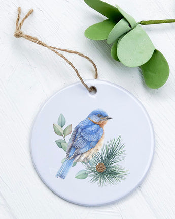 Blue Bird (Fall Birds) - Ornament