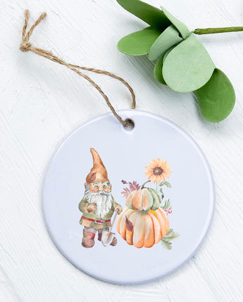 Fall Garden Gnome - Ornament