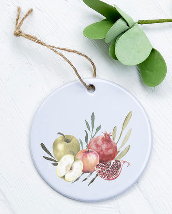 Pomegranates and Apples - Ornament