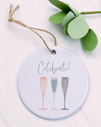 Celebrate Champagne - Ornament