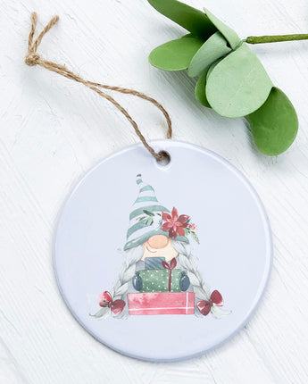 Gnome with Presents - Ornament