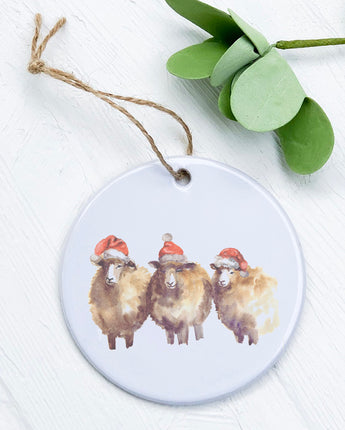 Christmas Sheep - Ornament