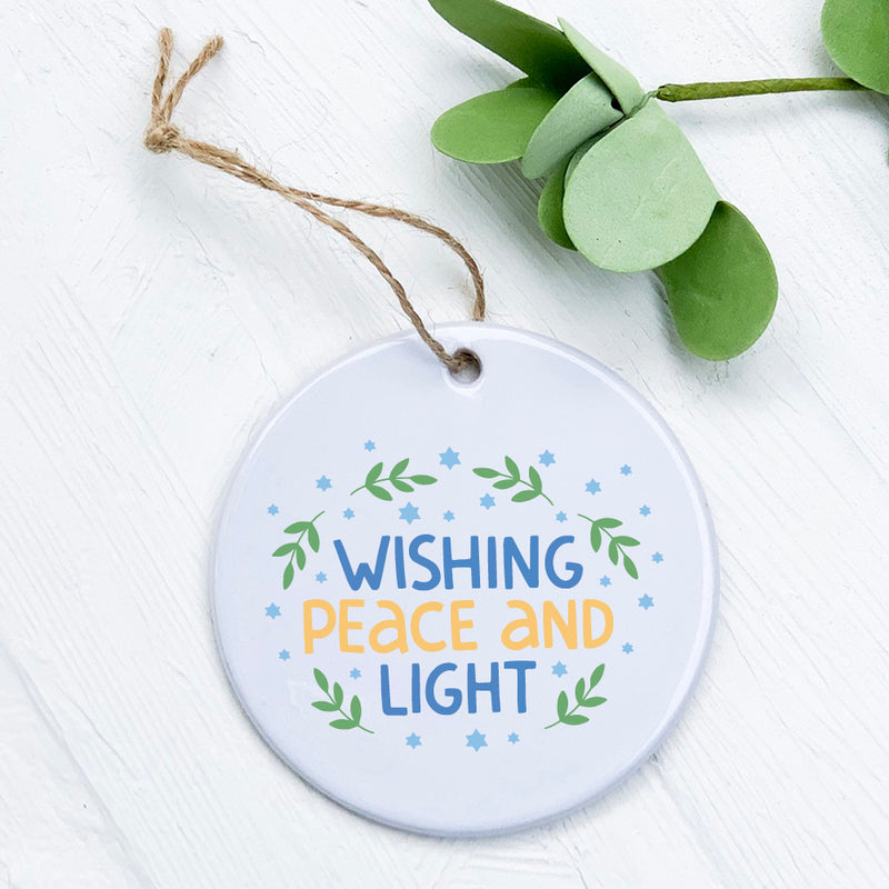 Wishing Peace and Light - Ornament
