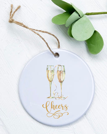 Champagne Cheers - Ornament