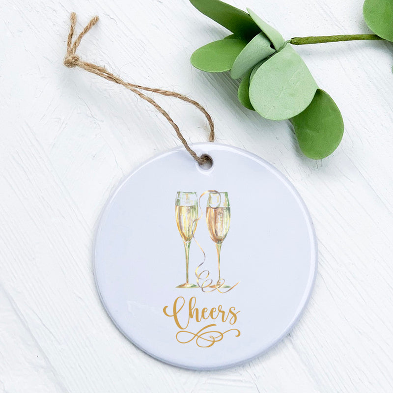 Champagne Cheers - Ornament