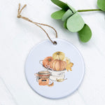 Chai Pumpkin Bowl - Ornament