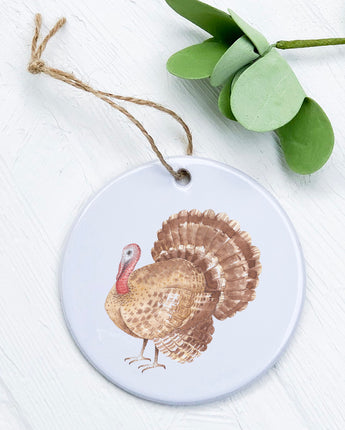 Watercolor Turkey - Ornament