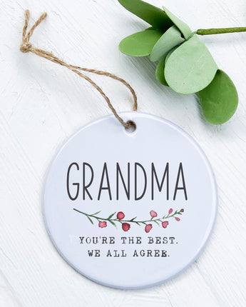 Best Grandma - Ornament