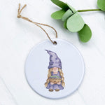 Garden Gnome with Sprouts - Ornament