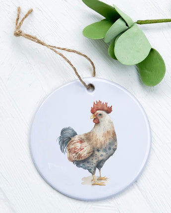 Farmhouse Chicken - Ornament
