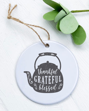Thankful Teapot - Ornament