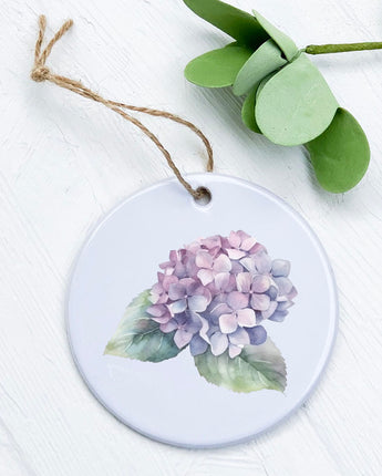 Watercolor Hydrangea - Ornament