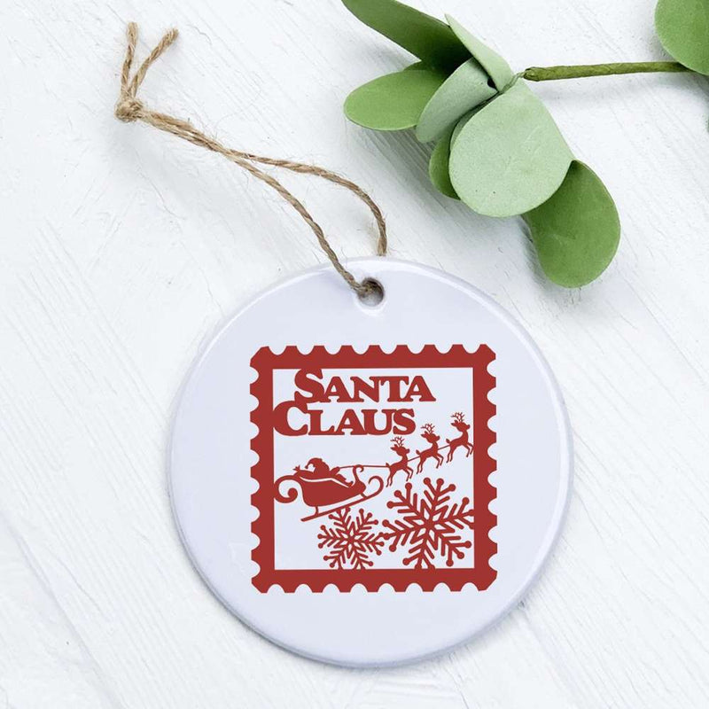 Santa Claus Stamp - Ornament