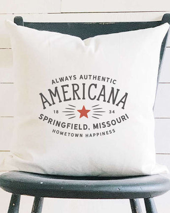Americana Custom - Square Canvas Pillow