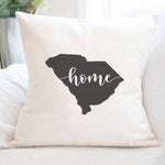 State Art (Home) - Square Canvas Pillow