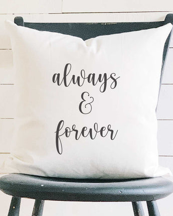 Always & Forever - Square Canvas Pillow